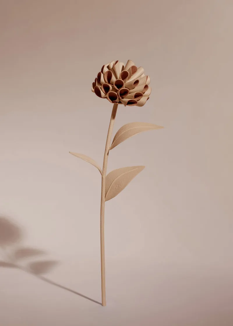 Polène Blume Dalium< Blumen Aus Leder
