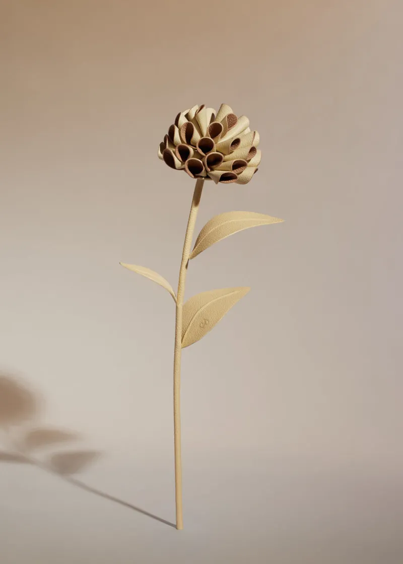 Polène Blume Dalium< Blumen Aus Leder