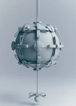Polène Button Bow Sphere< Minitaschen